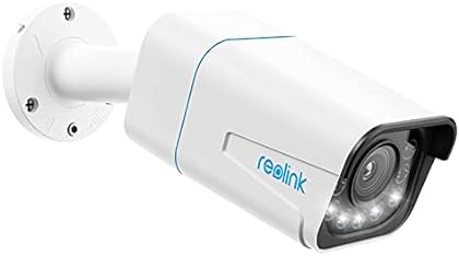 Reolink 4K PoE Security Camera with Human/Vehicle Detection, 5X Optical Zoom Outdoor IP Camera with Spotlight, Color Night...