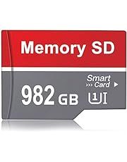 SD Card 982GB Memory Card Mini TF Card 982GB SD Cards Shockproof External Storage Compatible with Smartphone,Drones,Camera