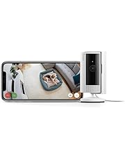 Ring Indoor Camera (2nd Gen) by Amazon | Plug-In Pet Security Camera | 1080p HD, Two-Way Talk, Wifi, Privacy Cover, DIY | alternative to CCTV system | 30-day free trial of Ring Protect