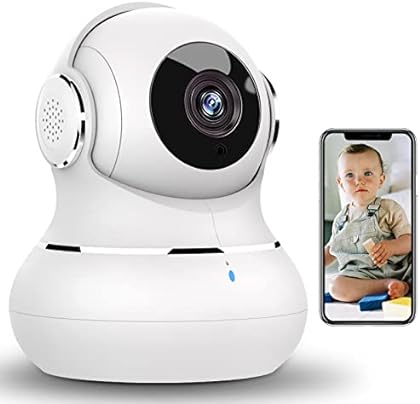 litokam Little elf Wifi Camera, Security Camera Indoor with 360 Motion Tracking,Baby Monitor Camera 2K Home Security Came...